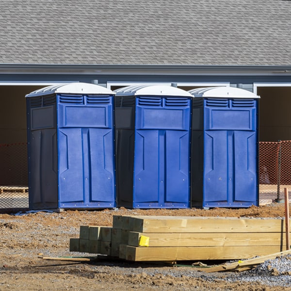 how do you dispose of waste after the porta potties have been emptied in Edna